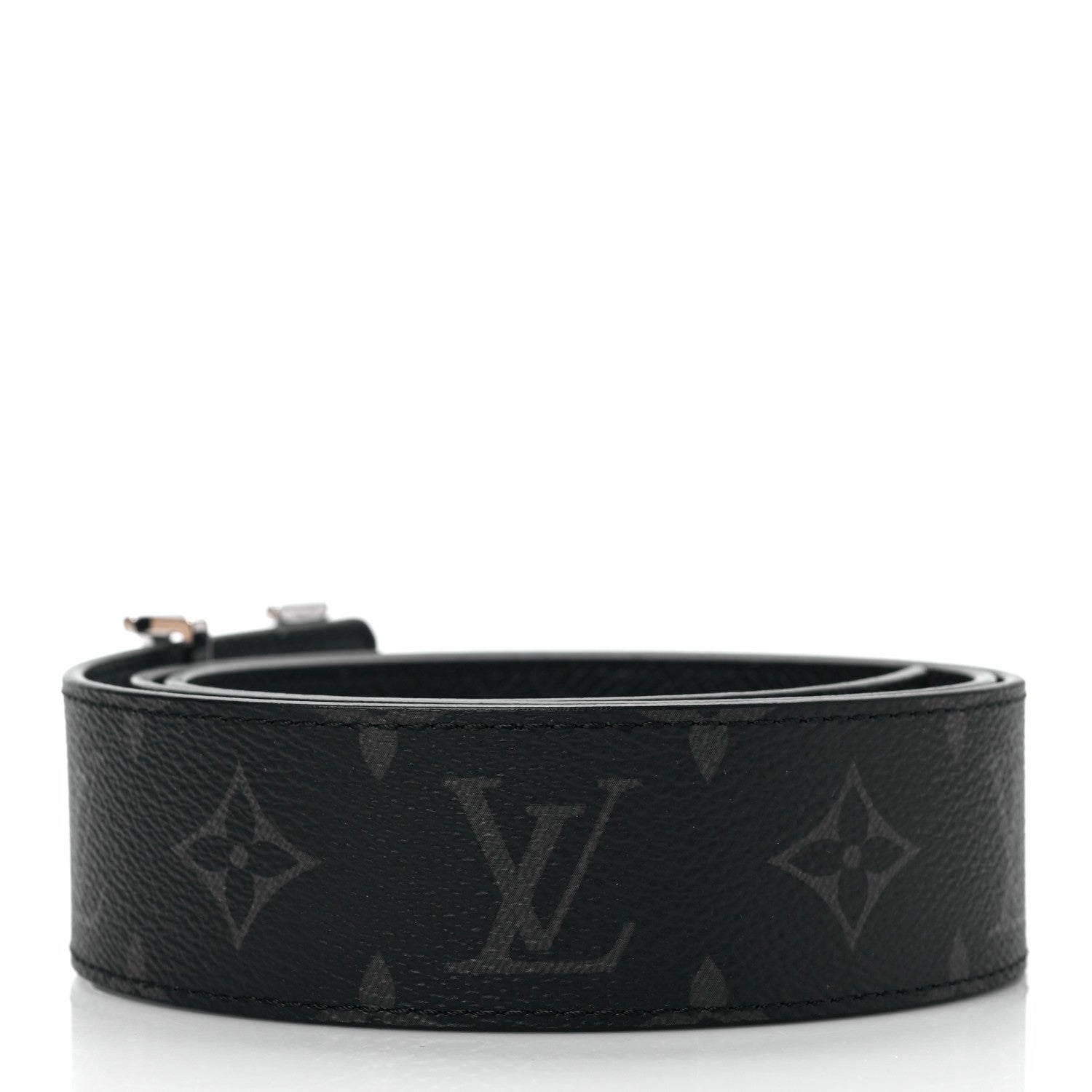 Louis Vuitton Monogram Eclipse 40mm Reversible LV Initiales Belt 85 34 2 of 4