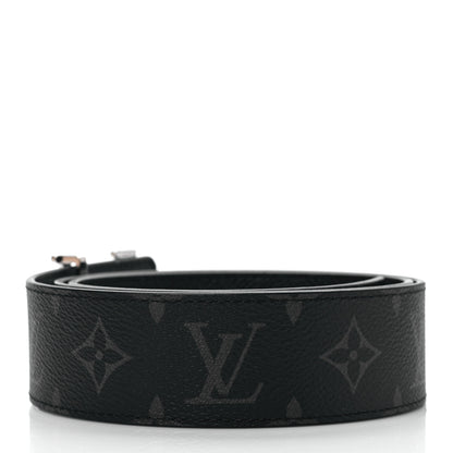 Louis Vuitton Monogram Eclipse 40mm Reversible LV Initiales Belt 85 34 2 of 4
