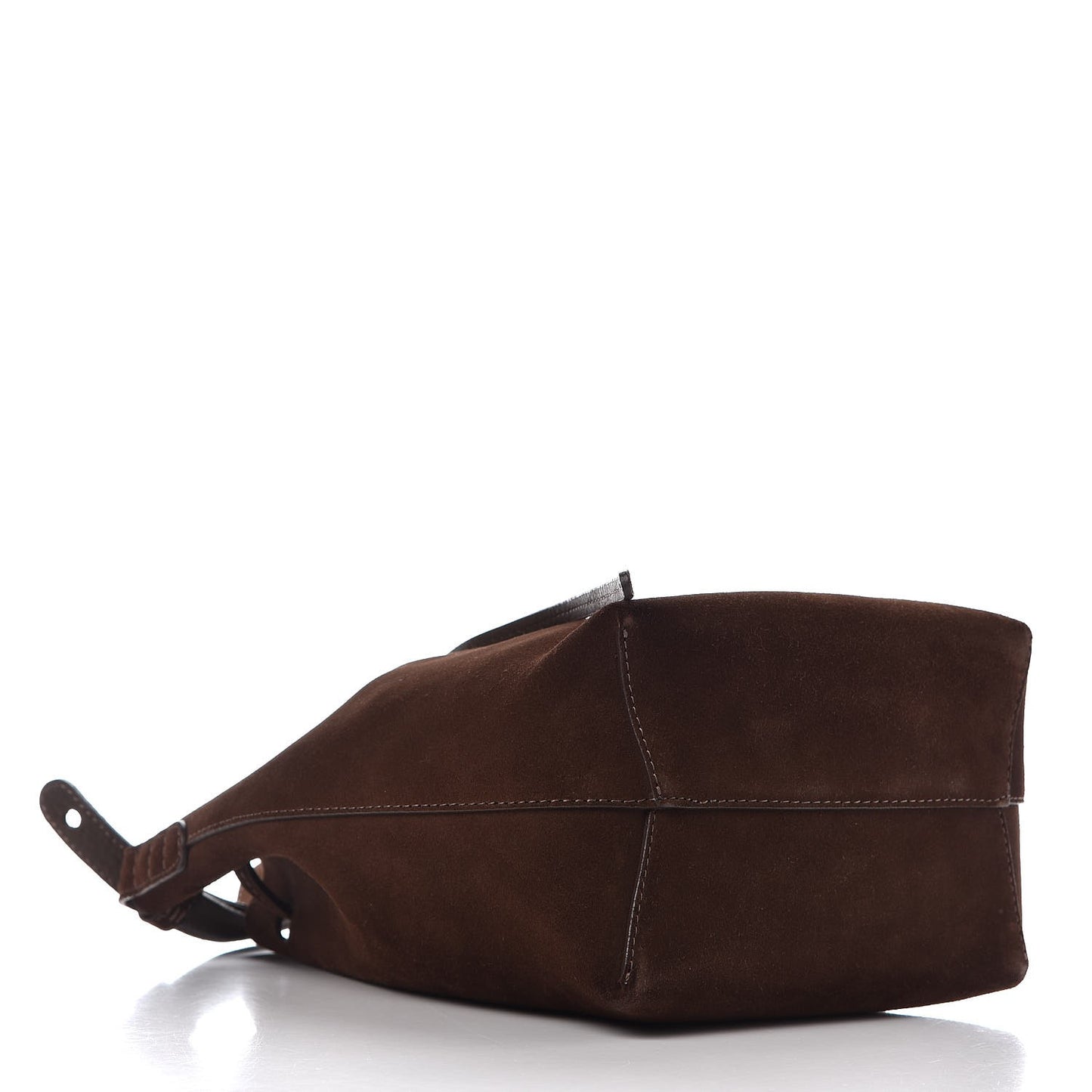 Suede Mini Bucket Bag Chocolate