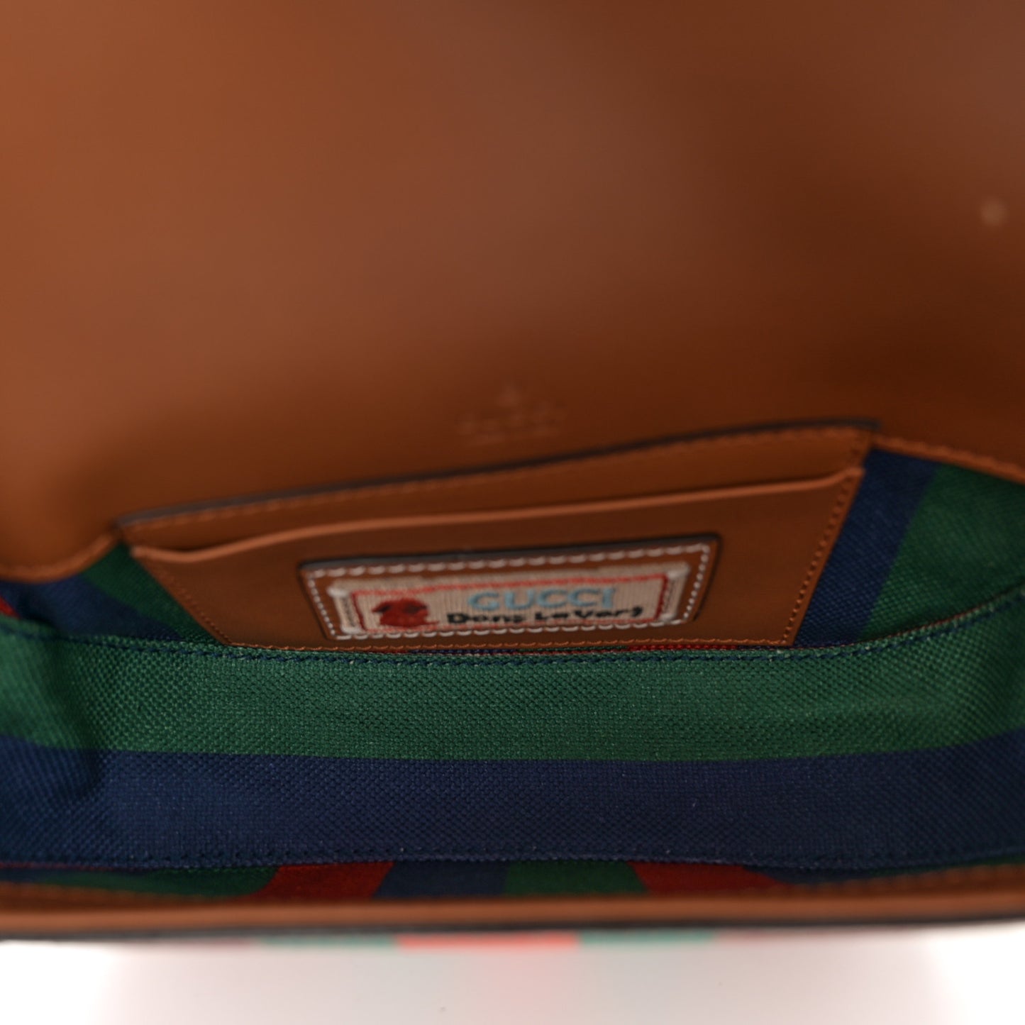 X DANS LE VERT GG Supreme Monogram Cuoio Web Mini Retro Interlocking G Top Handle Beige Rosso Ebony Harness Brown
