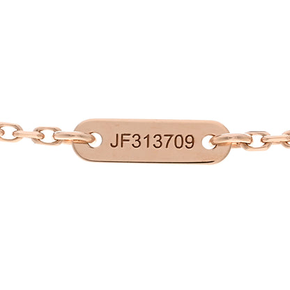 Van Cleef & Arpels 18K Rose Gold Ruby Mini Frivole Pendant Necklace 5 of 6