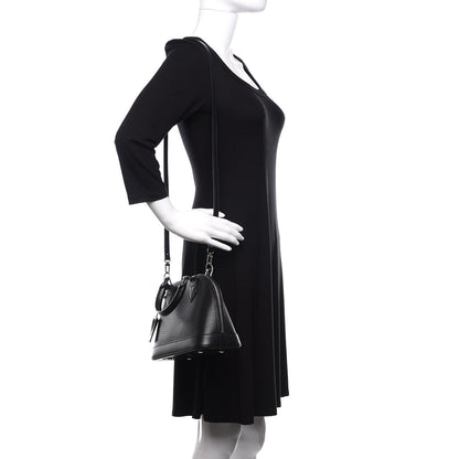Louis Vuitton Epi Alma BB Black 2 of 9