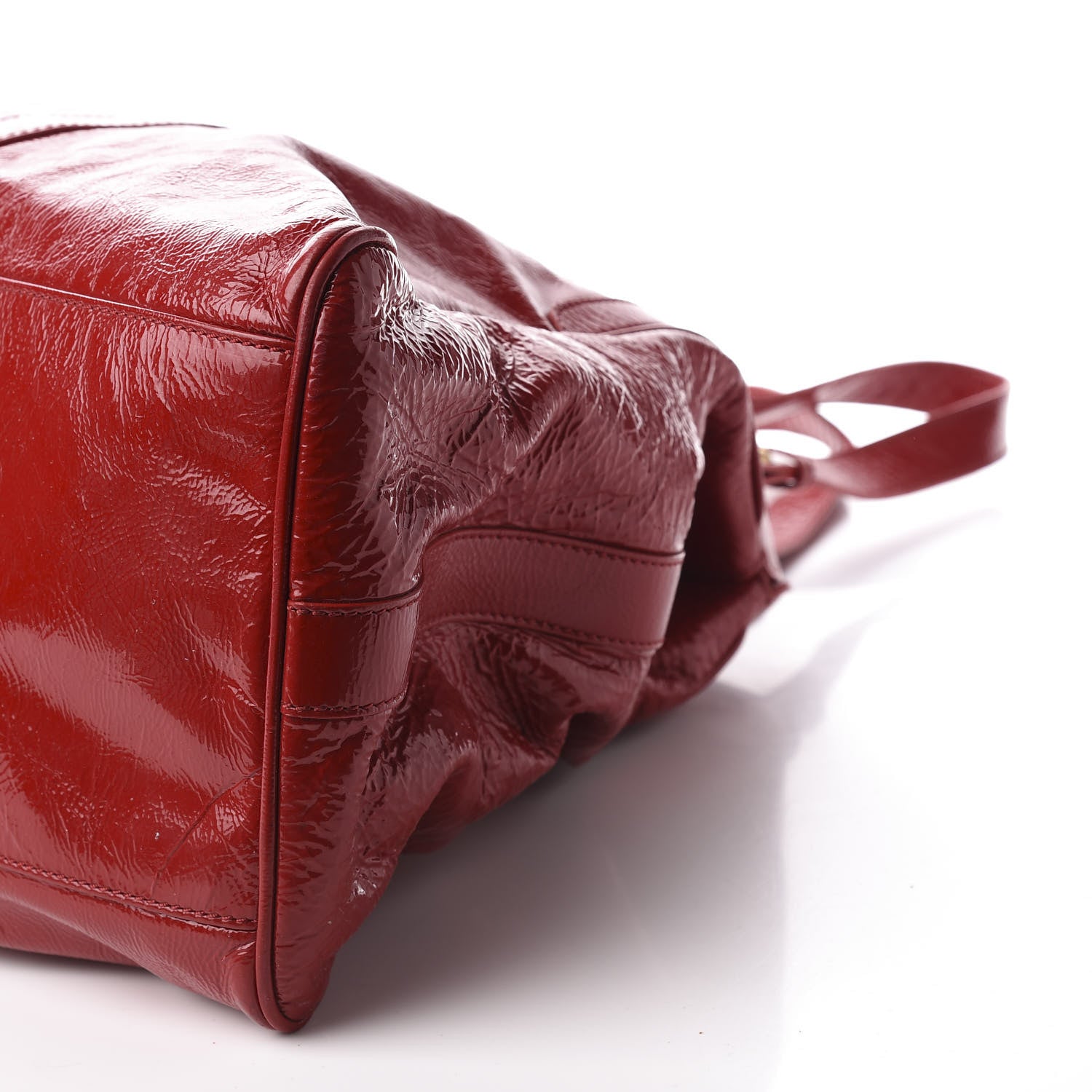 Fendi Vitello Naplak Oversized Bag De Jour Rosso 9 of 10