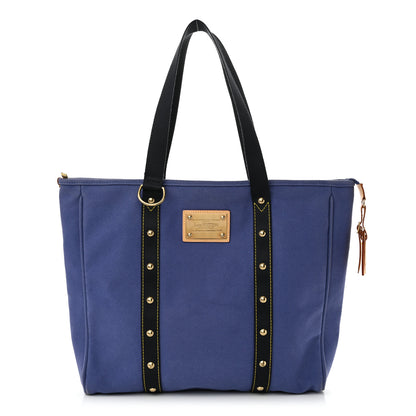 Louis Vuitton Toile Antigua Cabas GM Blue 2 of 23