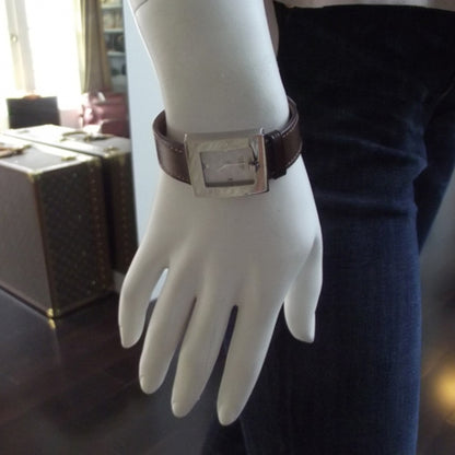 Hermes Stainless Steel Barenia 22mm Belt Quartz Watch Fauve 2 of 8