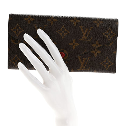 Louis Vuitton Monogram Josephine Wallet Red 3 of 14