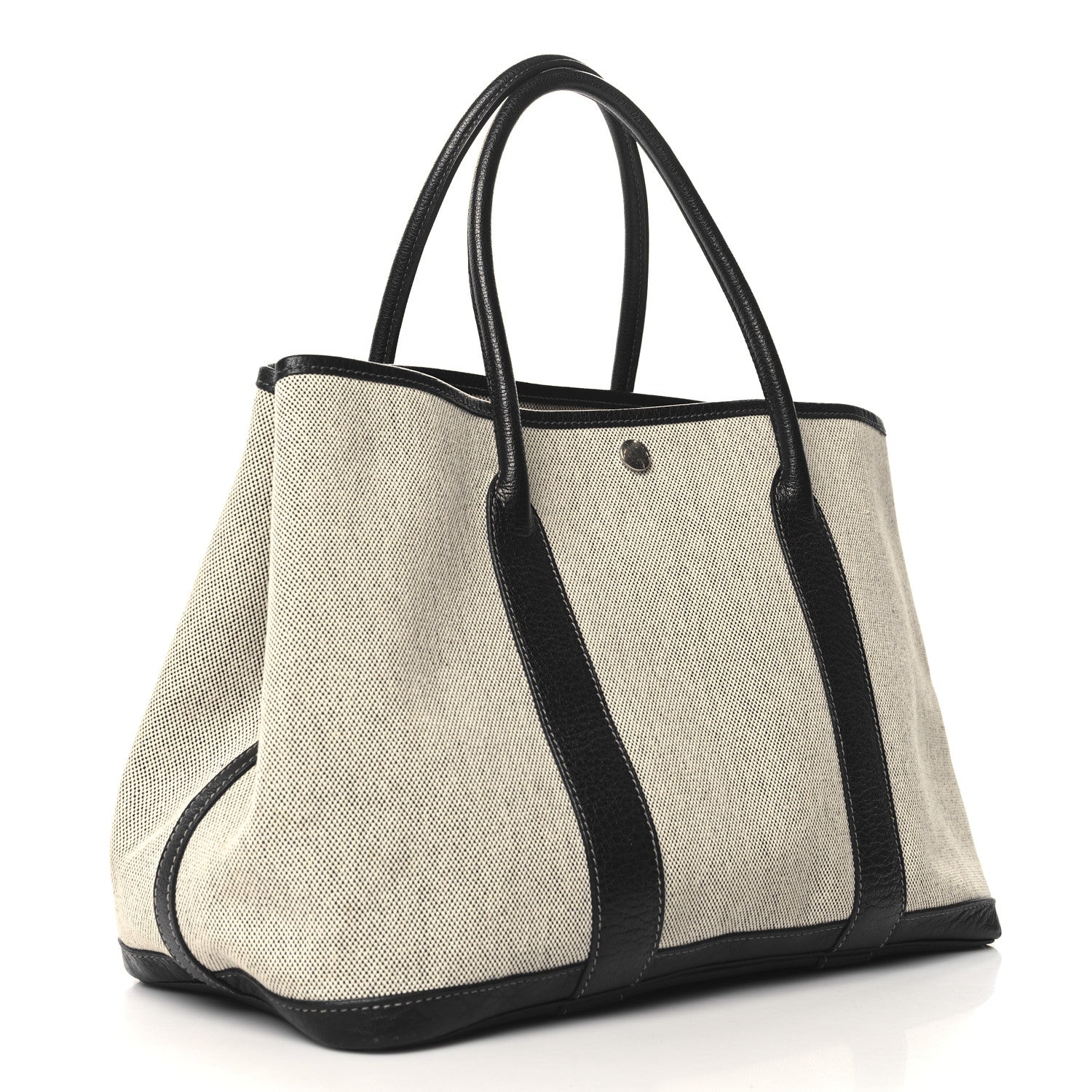 Hermes Toile Buffle Skipper Garden Party 36 MM Tote Black 3 of 10