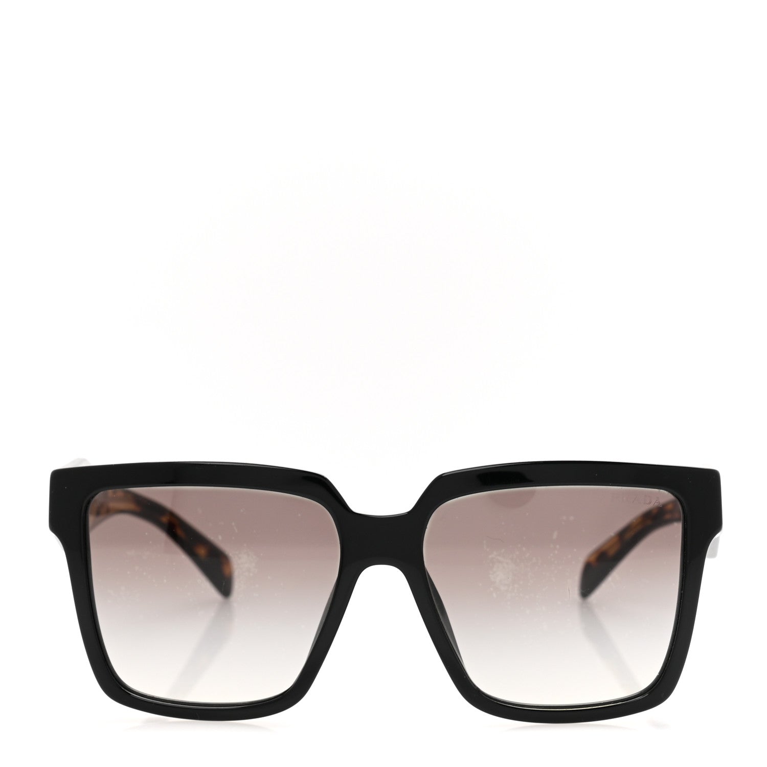 Prada Acetate Square Sunglasses SPR 24Z Black Tortoise 2 of 8