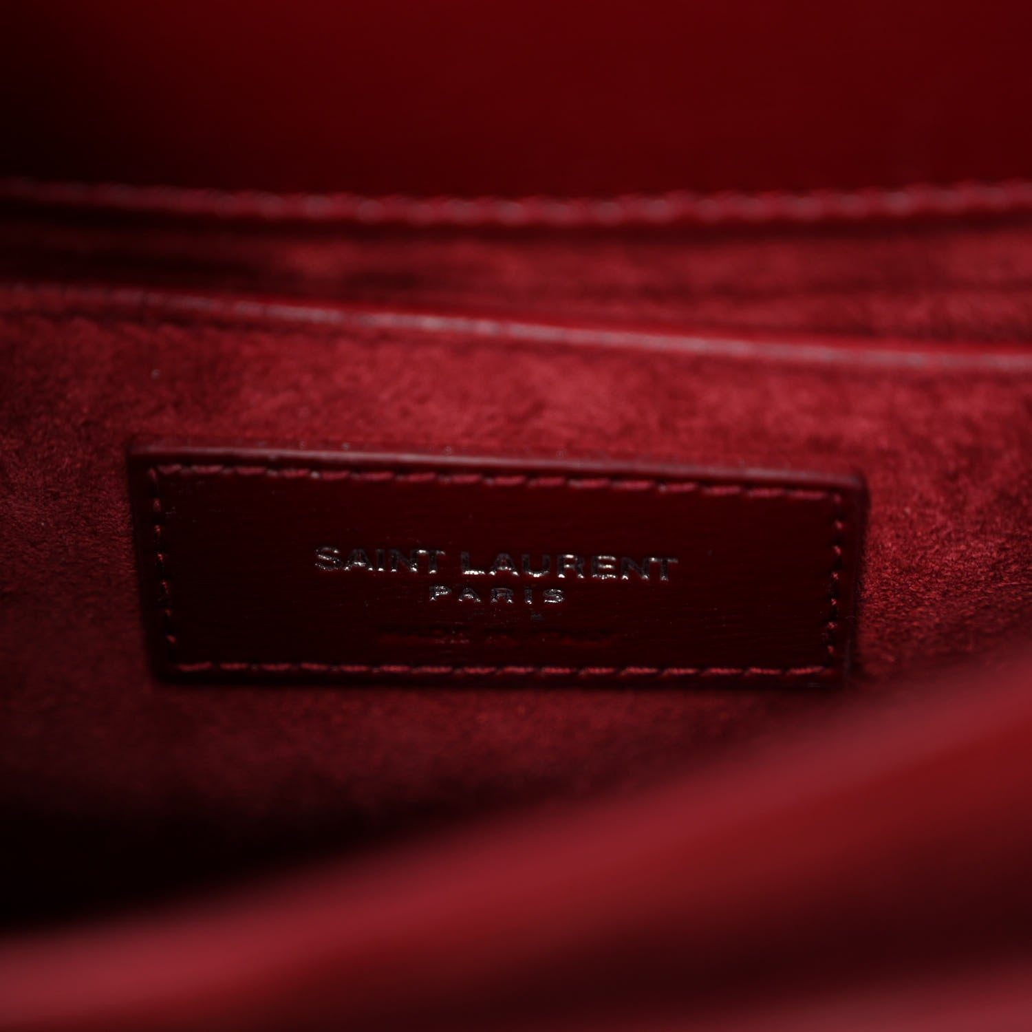 Saint Laurent Calfskin Medium Monogram Sunset Pallisandre 6 of 9