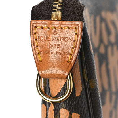 Louis Vuitton Monogram Graffiti Pochette Accessories Peach 6 of 9
