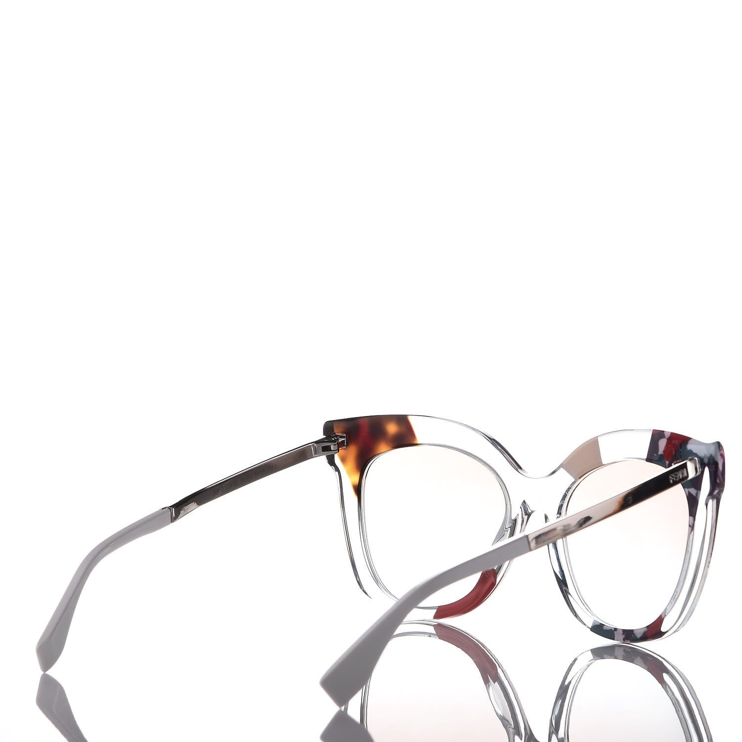Fendi Oversized Jungle Sunglasses FF 0179/S Azure Crystal 4 of 7