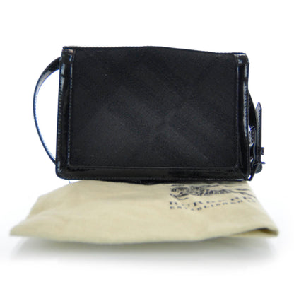 Burberry Patent Glitter Nova Check Bag Black 3 of 8