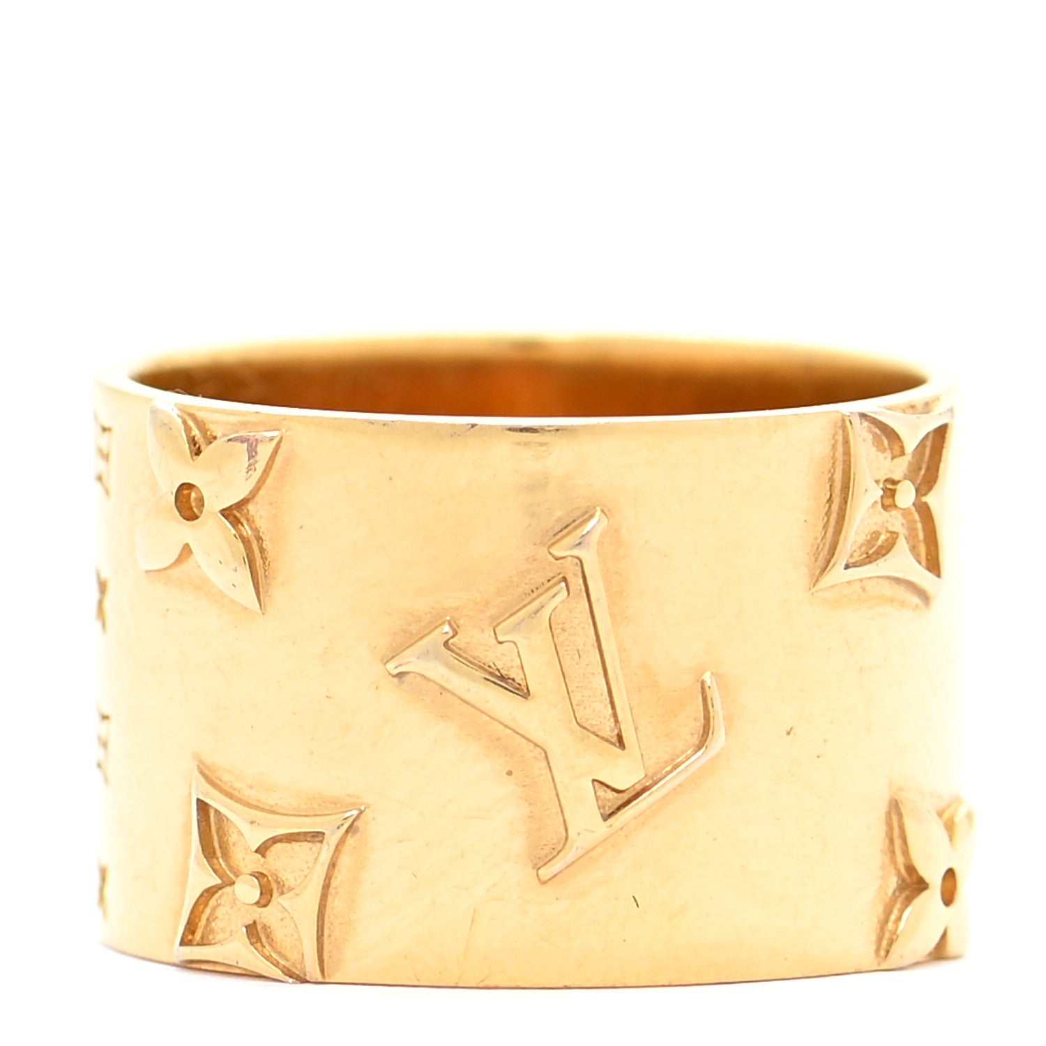 Louis Vuitton Nanogram Ring M Gold 1 of 5