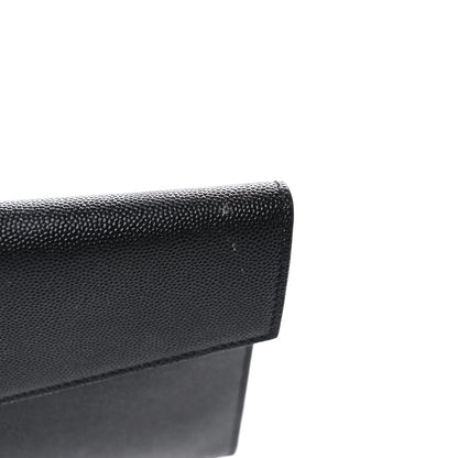 Saint Laurent Grain De Poudre Uptown Pouch Black 8 of 11