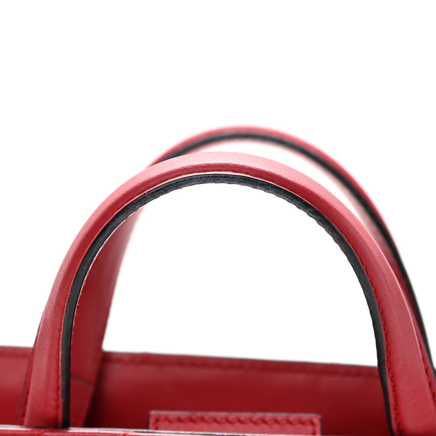 Calfskin Matelasse Small GG Marmont Tote Hibiscus Red