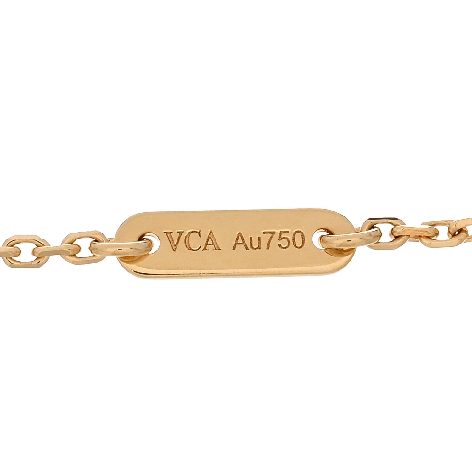 Van Cleef & Arpels 18K Yellow Gold Mother of Pearl Sweet Alhambra Bracelet 3 of 5