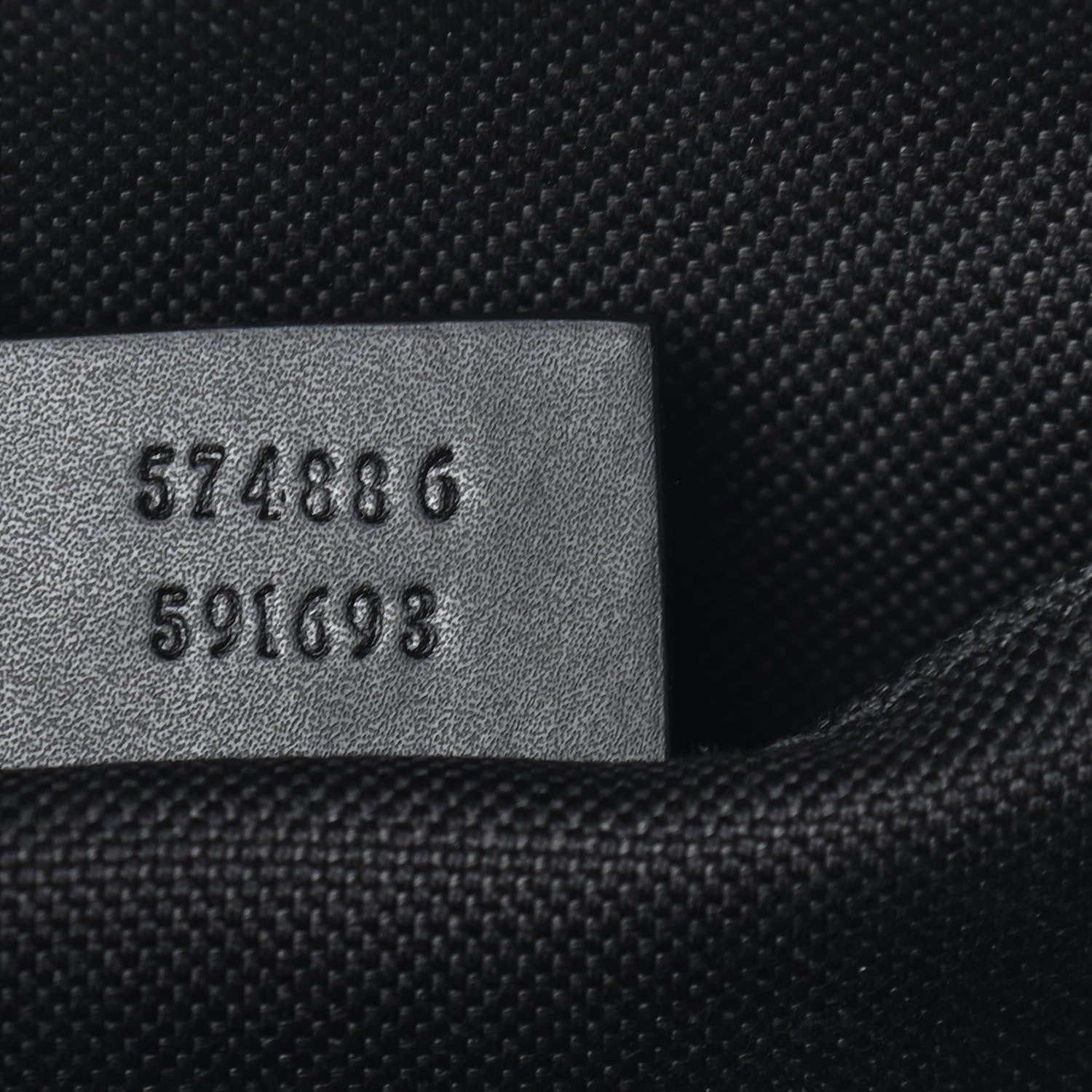 Gucci GG Supreme Monogram Web Shoulder Bag Black Grey 7 of 9