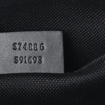 Gucci GG Supreme Monogram Web Shoulder Bag Black Grey 7 of 9