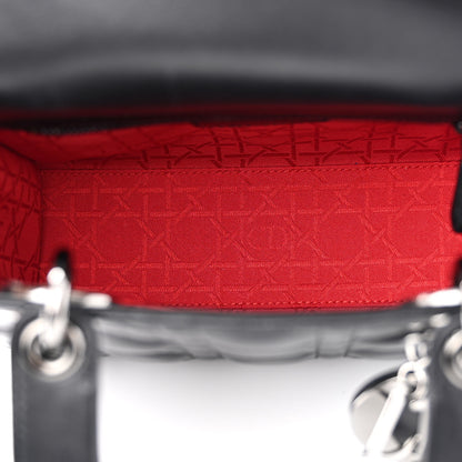 Christian Dior Lambskin Cannage Small My ABCDior Lady Dior Black 5 of 13