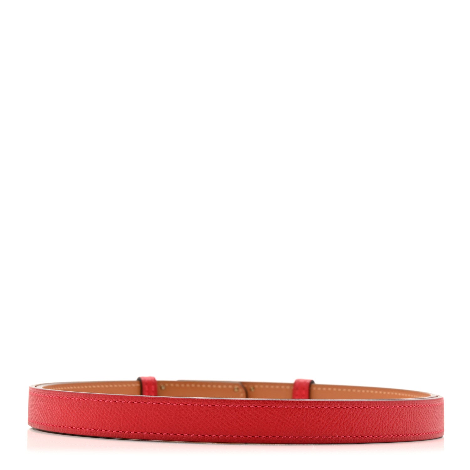 Hermes Epsom Kelly Belt Rouge Casaque 2 of 3