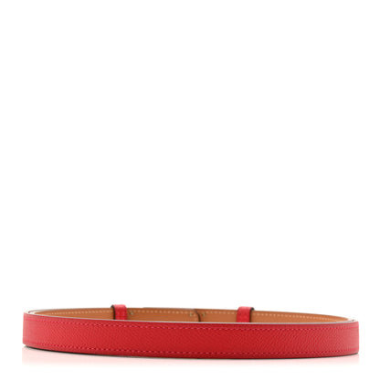 Hermes Epsom Kelly Belt Rouge Casaque 2 of 3