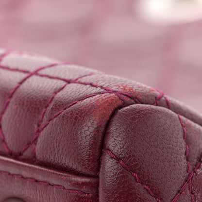 Christian Dior Lambskin Cannage Large Lady Dior Burgundy 11 of 15