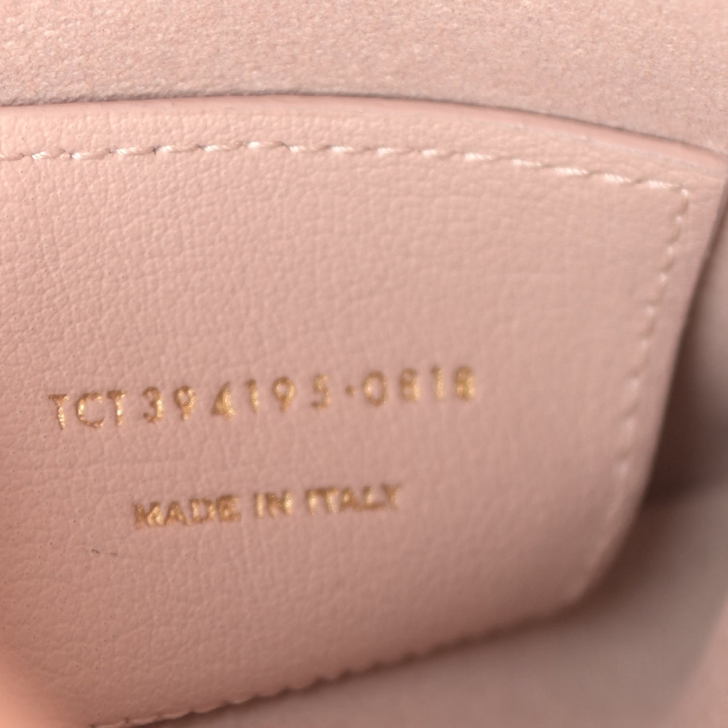 Calfskin Large Shopping Tote Pale Blush
