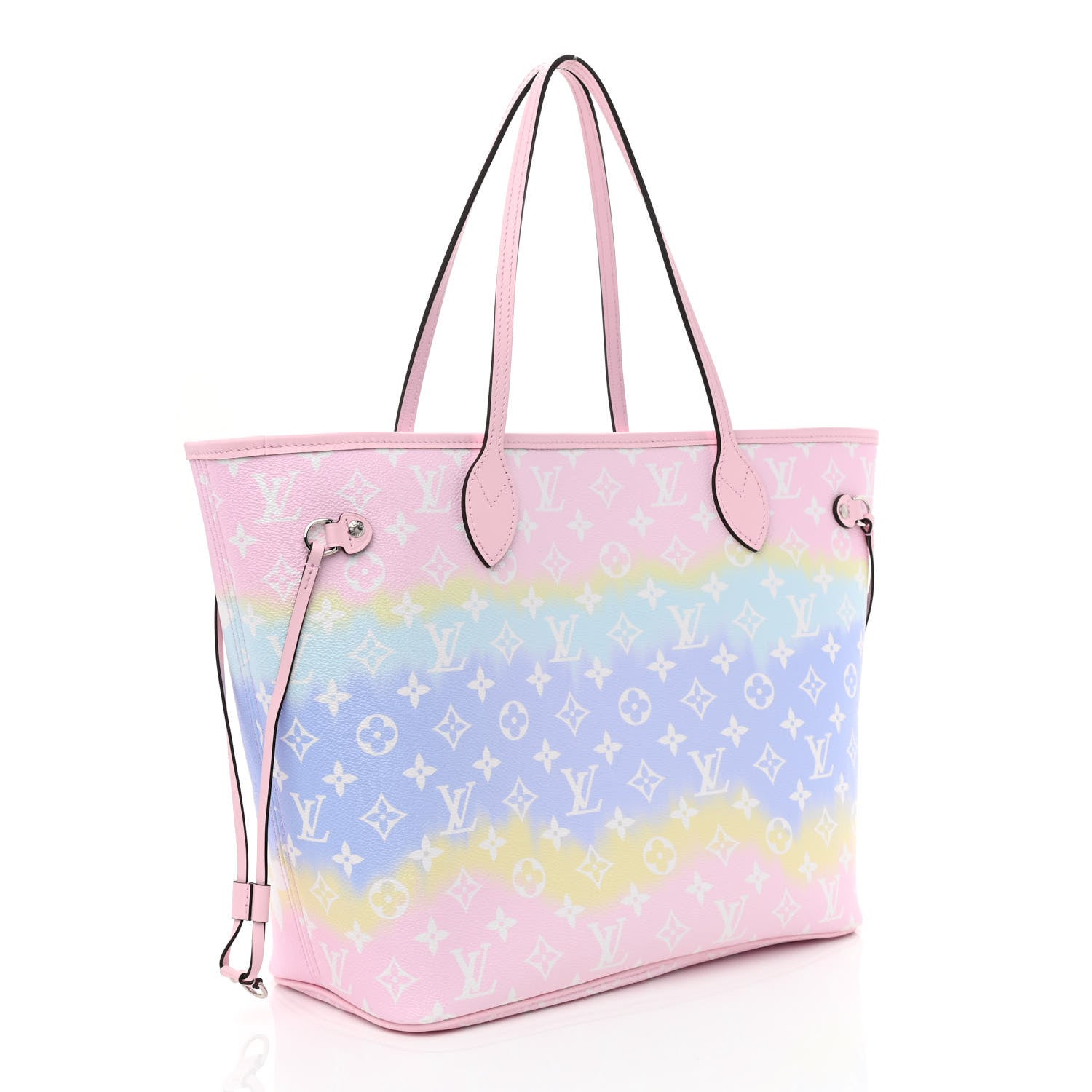 Louis Vuitton Monogram Escale Neverfull MM Pastel 3 of 10