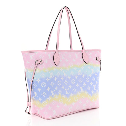 Louis Vuitton Monogram Escale Neverfull MM Pastel 3 of 10