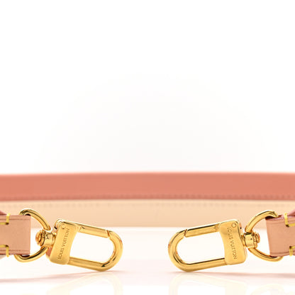 Louis Vuitton Calfskin Cluny BB Shoulder Strap Creme Vieux Rose 3 of 3