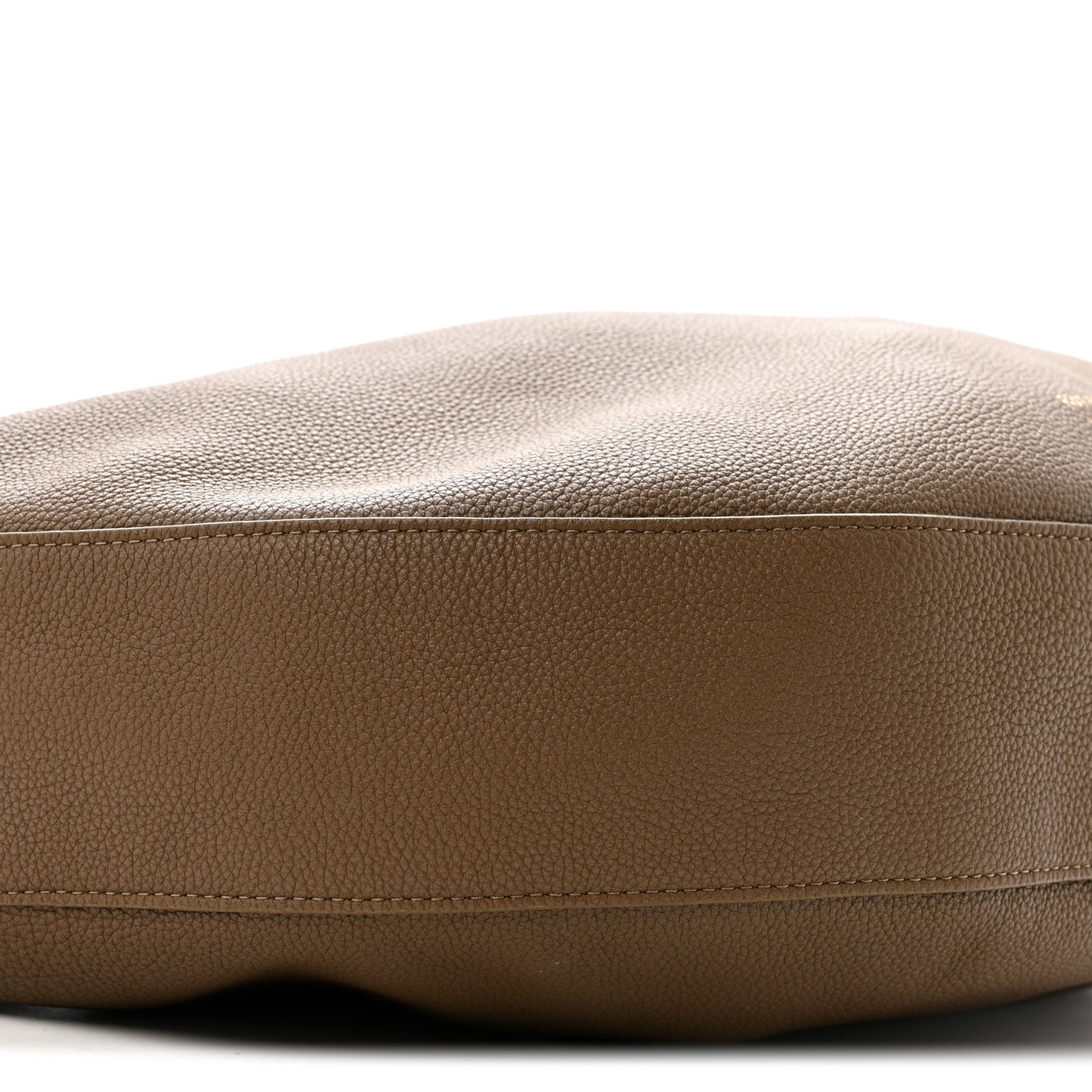 Pebbled Calfskin Augustina Hobo Hazelnut