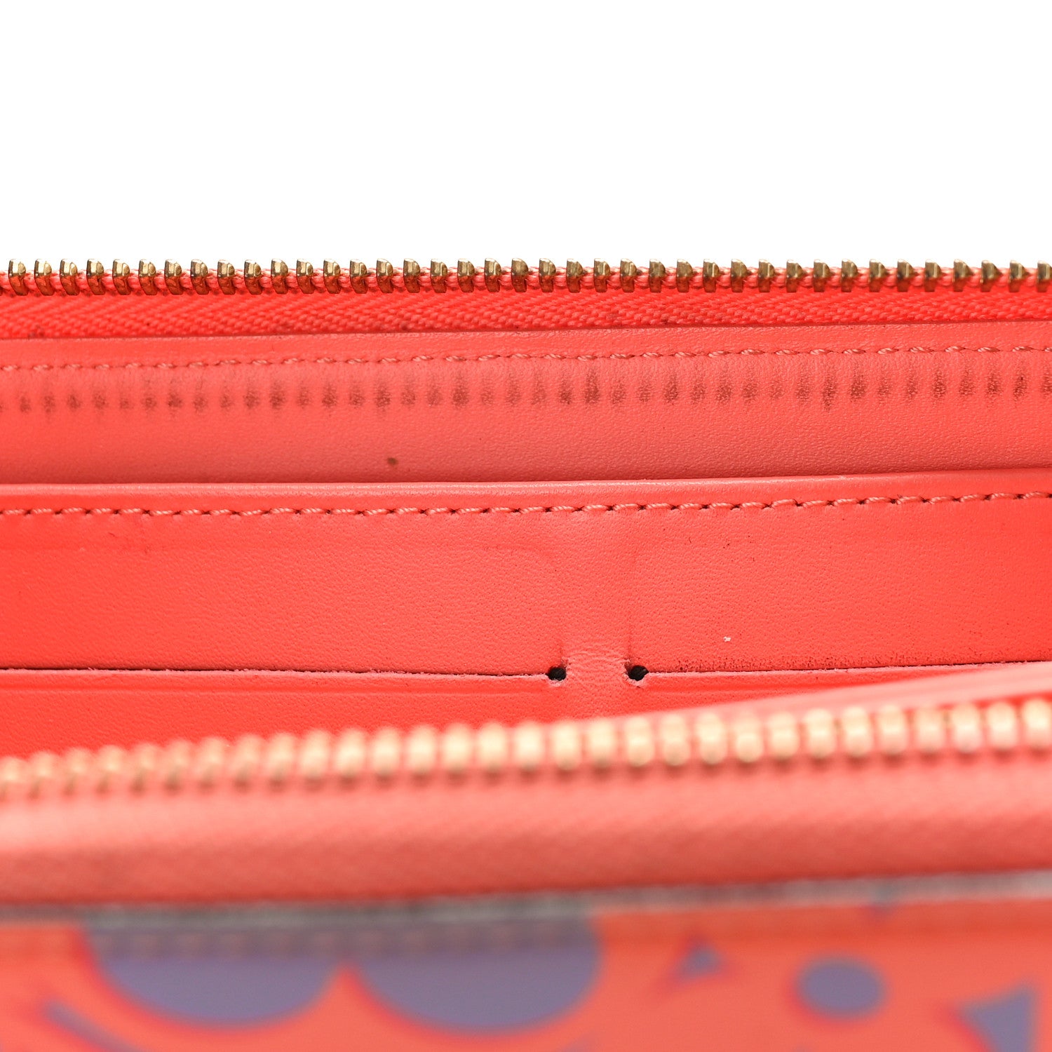 Louis Vuitton Patent Sweet Monogram Zippy Wallet Corail 6 of 12