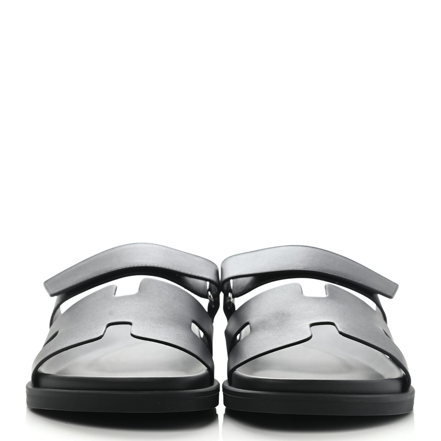 Calfskin Mens Chypre Sandals 43 Black