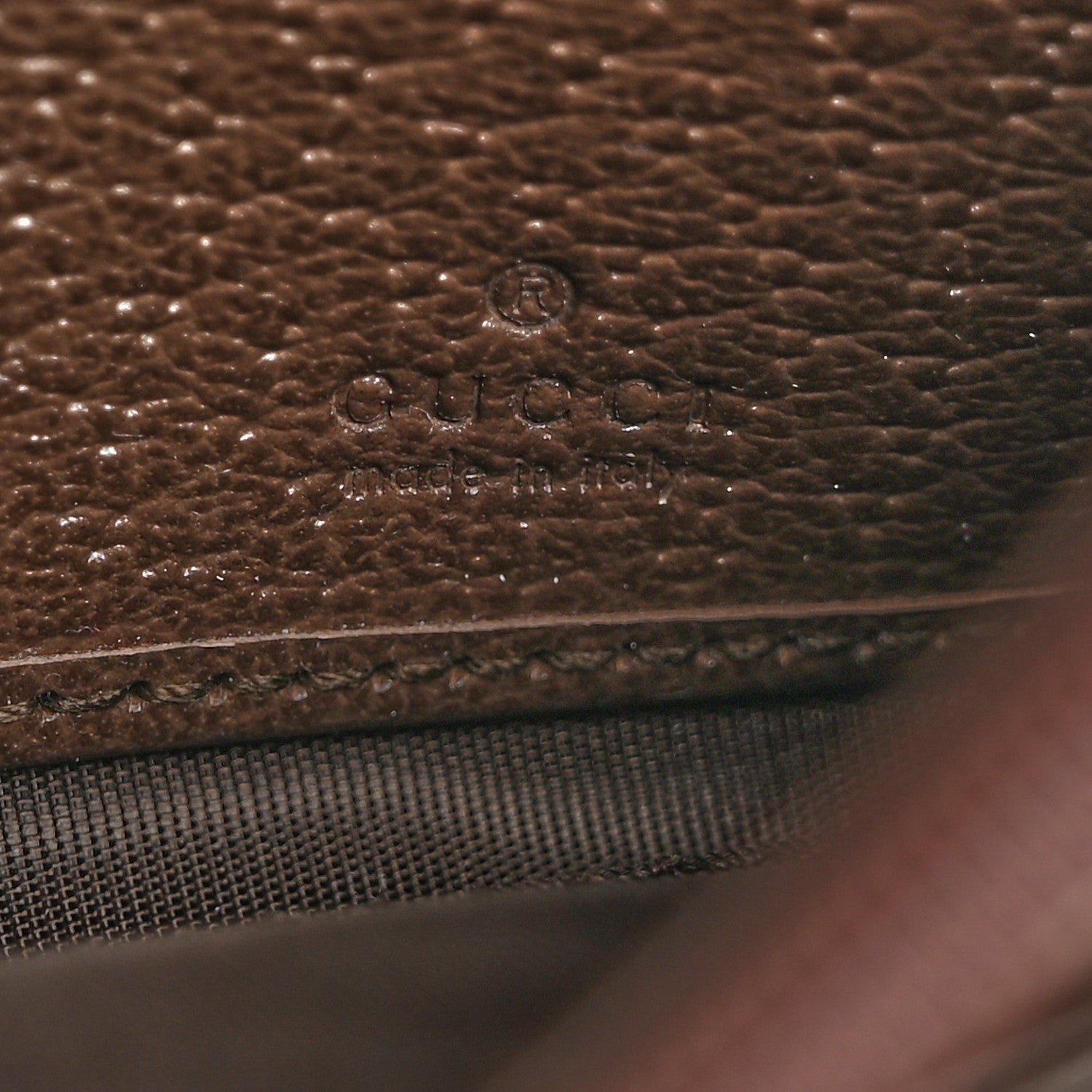 Gucci GG Supreme Monogram Web Ophidia Continental Wallet Brown 6 of 8