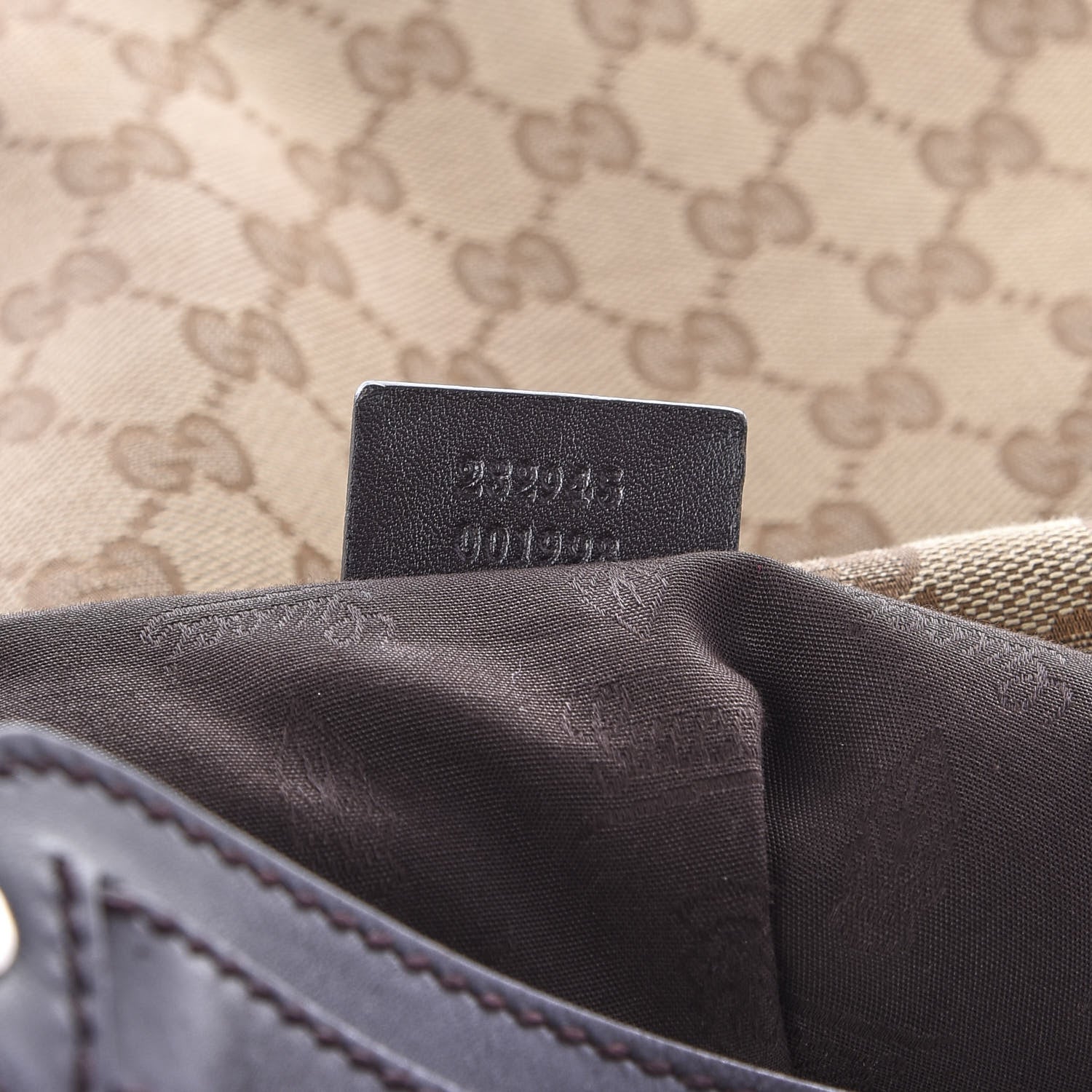 Gucci Monogram Large GG Twins Hobo Dark Brown 6 of 11