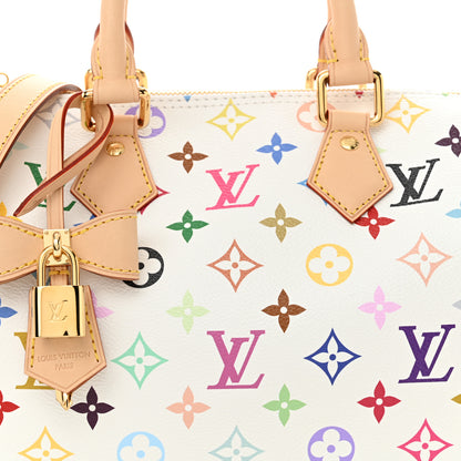 Louis Vuitton LV X TM Monogram Multicolor Speedy Bandouliere 25 White 7 of 10
