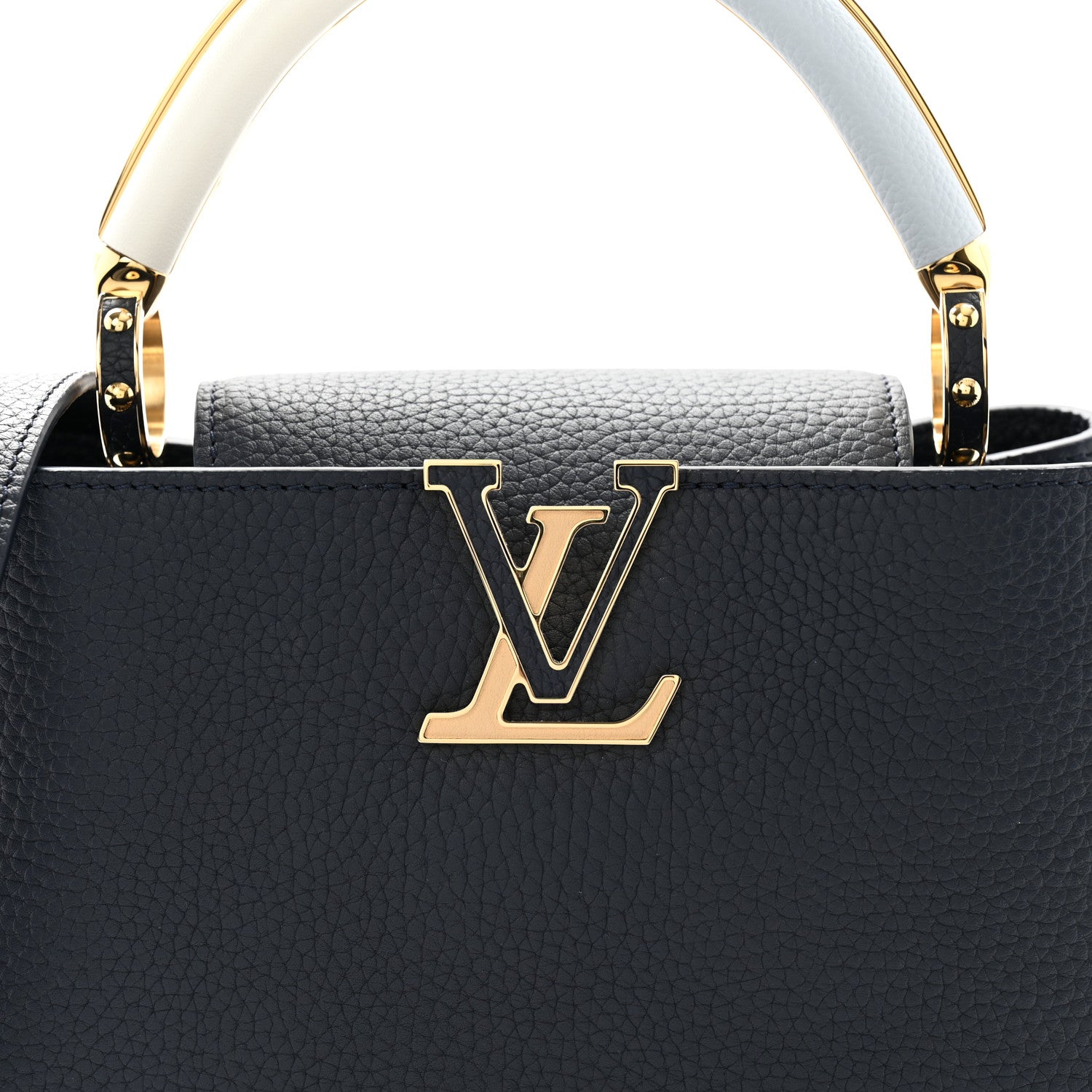 Louis Vuitton Taurillon Capucines BB Navy 7 of 9