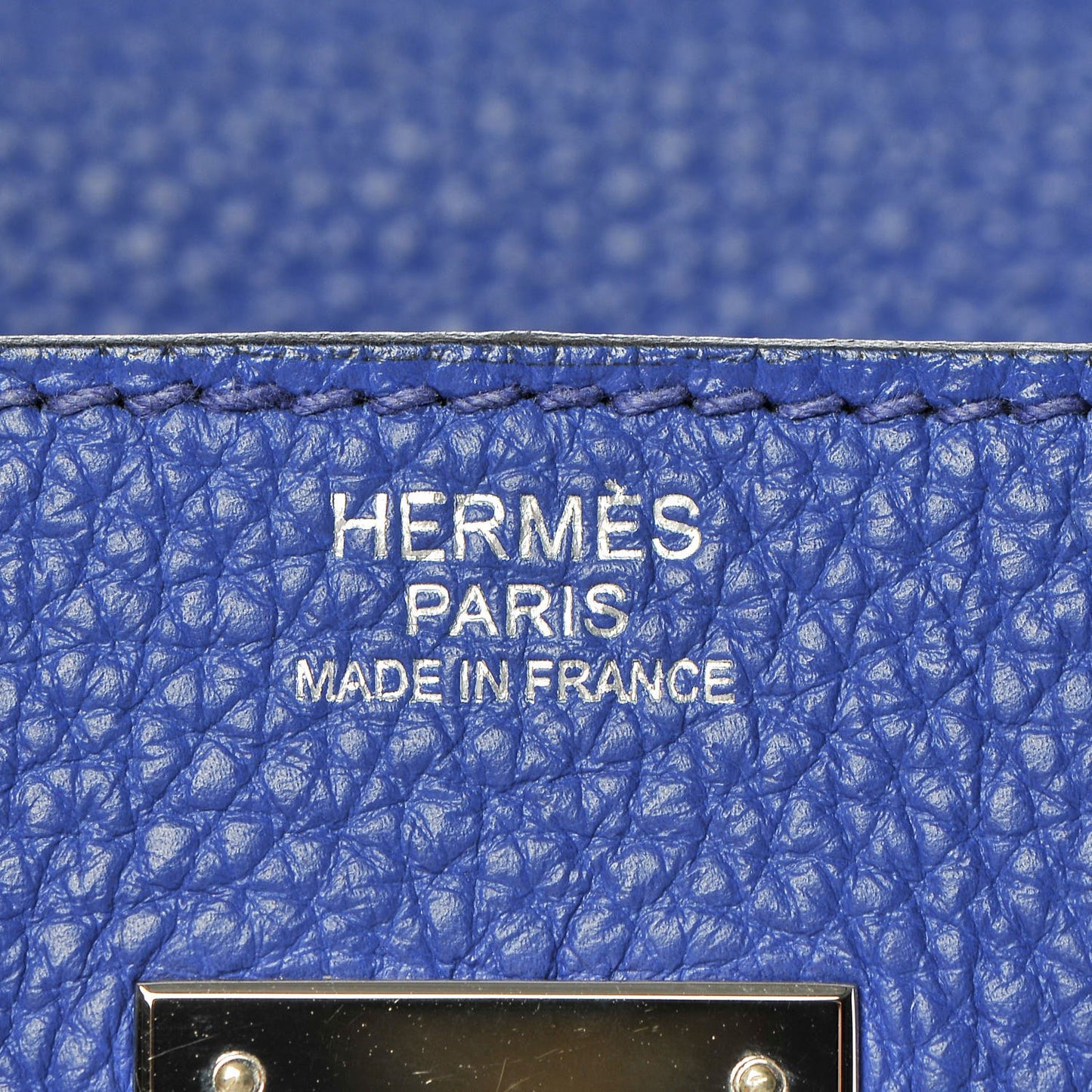 Togo Birkin 30 Bleu Electrique