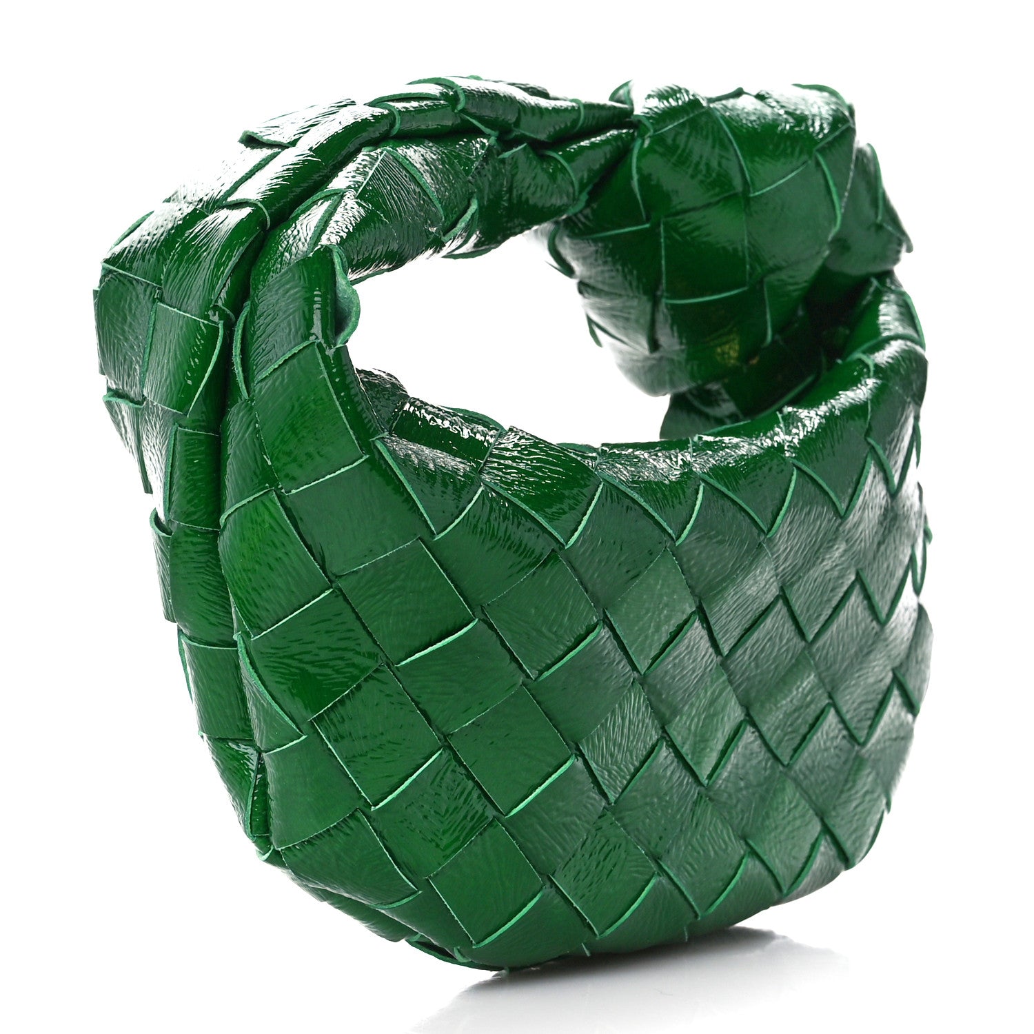 Bottega Veneta Textured Deerskin Intrecciato Candy Jodie Racing Green 3 of 11