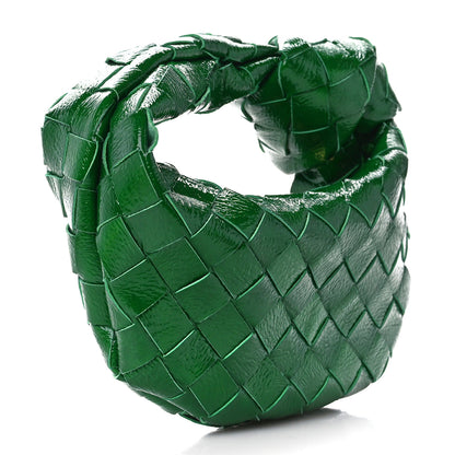 Bottega Veneta Textured Deerskin Intrecciato Candy Jodie Racing Green 3 of 11