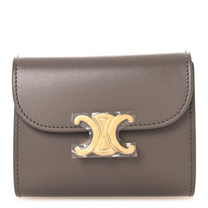 Celine Shiny Calfskin Small Triomphe Wallet Bronze 1 of 11