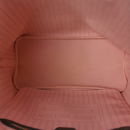 Louis Vuitton Damier Ebene Neo Neverfull MM Rose Ballerine 6 of 10