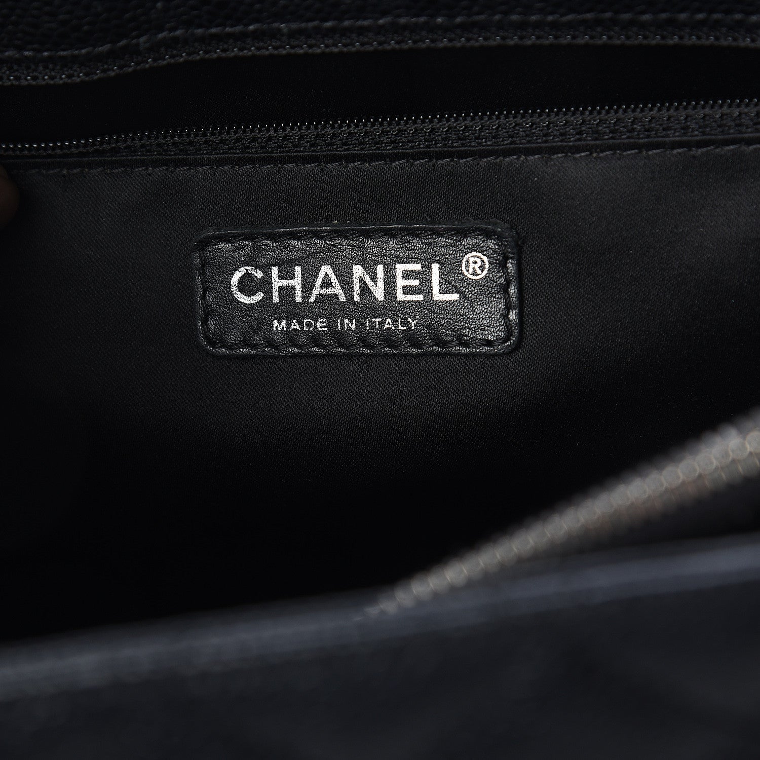 Chanel Caviar Quilted Grand Shopping Tote GST Black 5 of 9