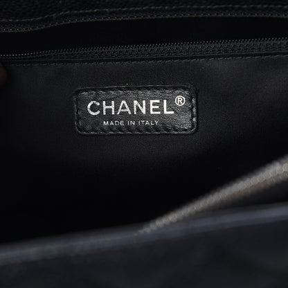 Chanel Caviar Quilted Grand Shopping Tote GST Black 5 of 9