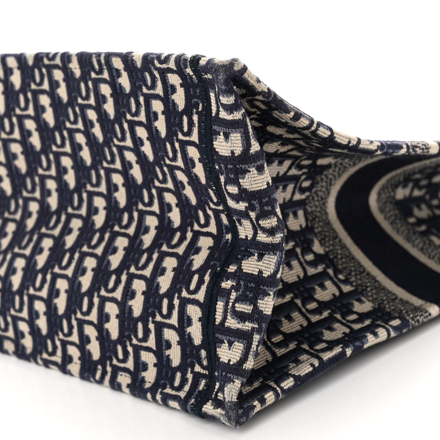 Oblique Large Book Tote Blue Multicolor