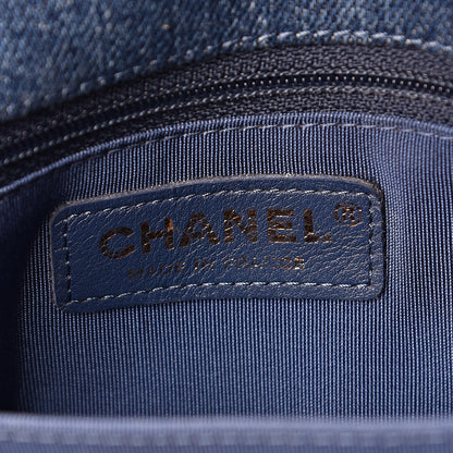 Chanel Denim Quilted Side Packs Blue 8 of 13