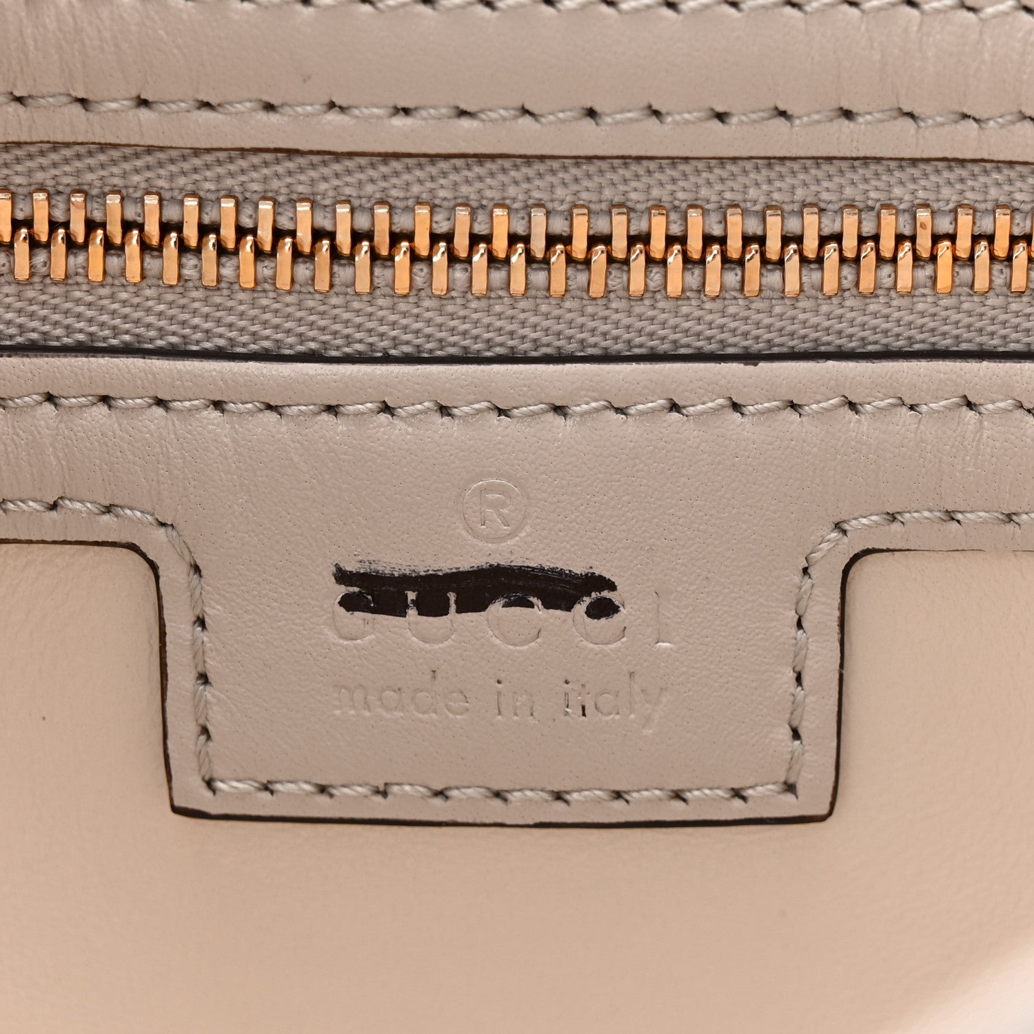 Gucci Ancora Calfskin Web Small Jackie Shoulder Bag Light Grey 6 of 10
