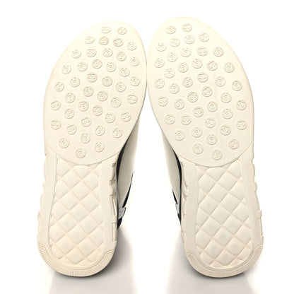 Chanel Lycra Womens CC Sneakers 41 White Black 5 of 7