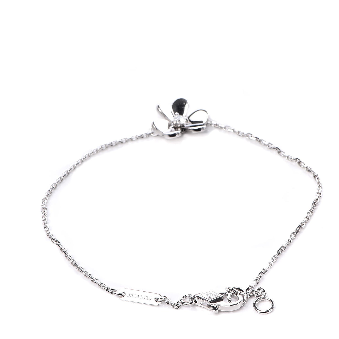 18K White Gold Diamond Mini Frivole Bracelet