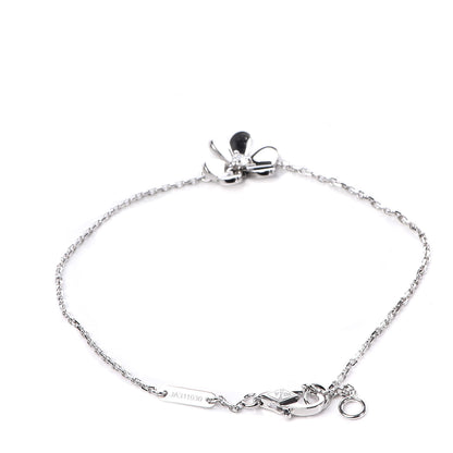 Van Cleef & Arpels 18K White Gold Diamond Mini Frivole Bracelet 3 of 7